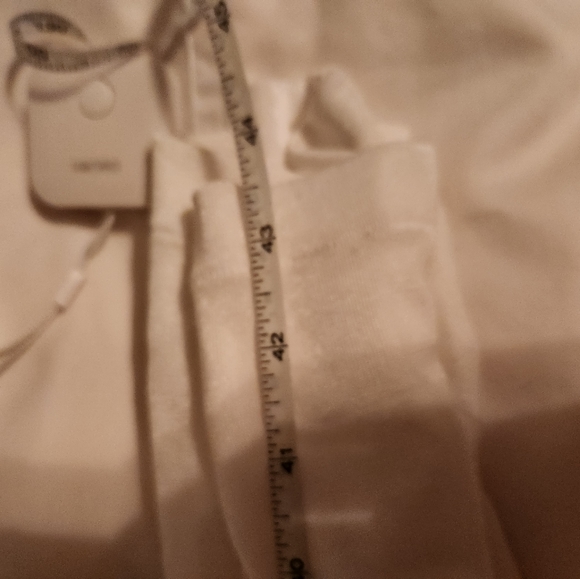 NWT MISHA White Jersey Halter Jumpsuit Keyhole Sleeveless Minimalist Quiet Luxur - Picture 5 of 7